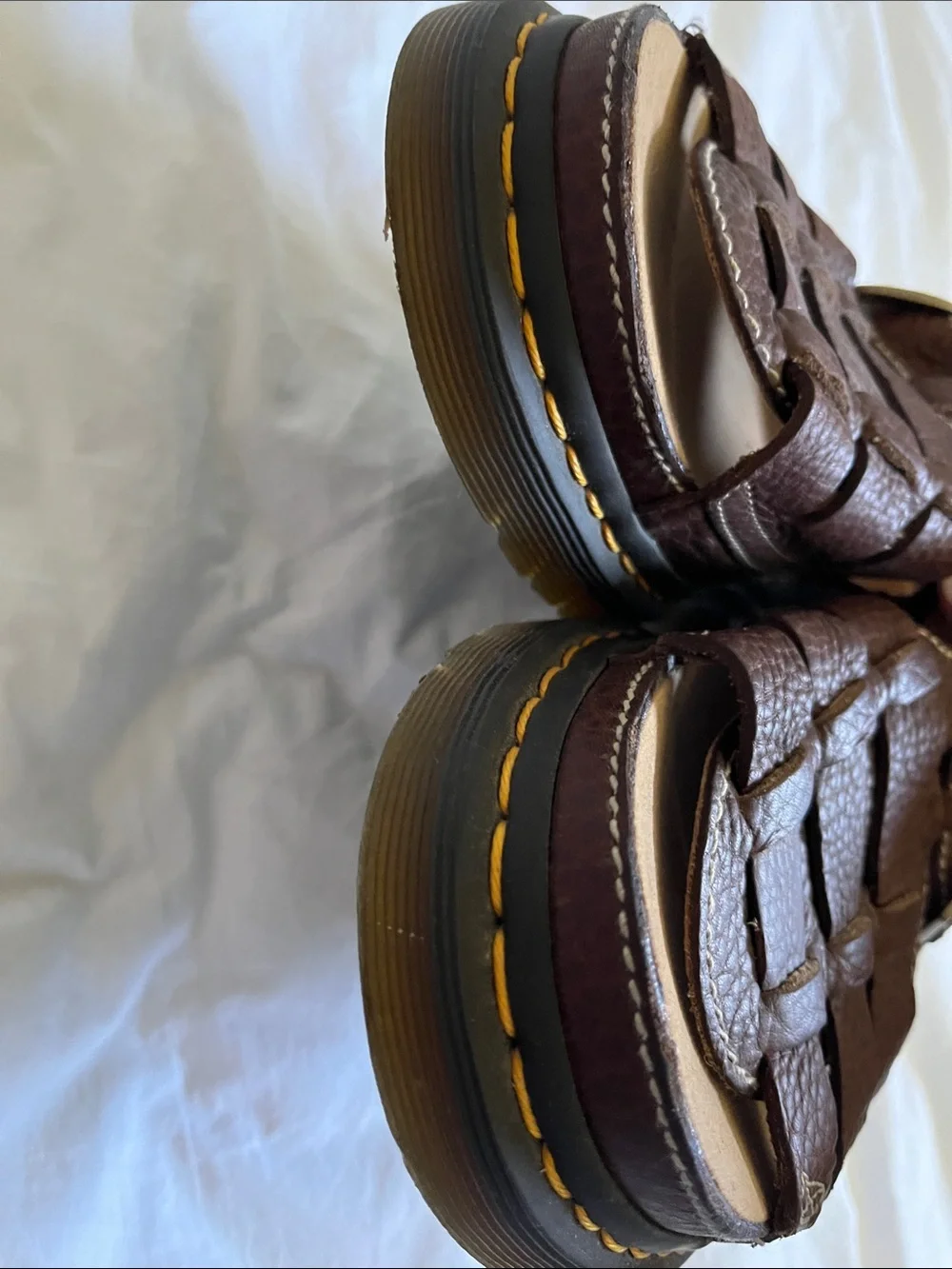 Dr. Martens Martins unisex platform fisherman sandals 8092 brown